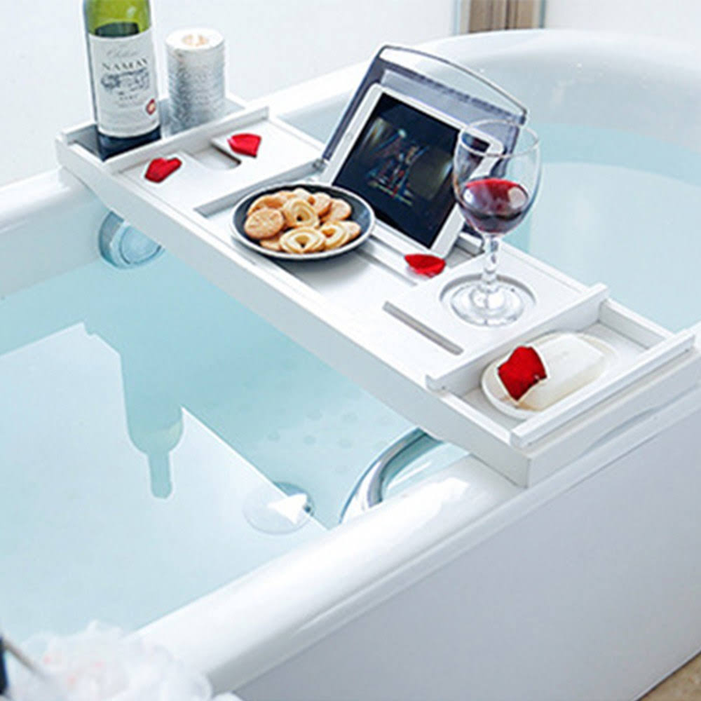 Bamboo Bathtub Caddy Tray D4295