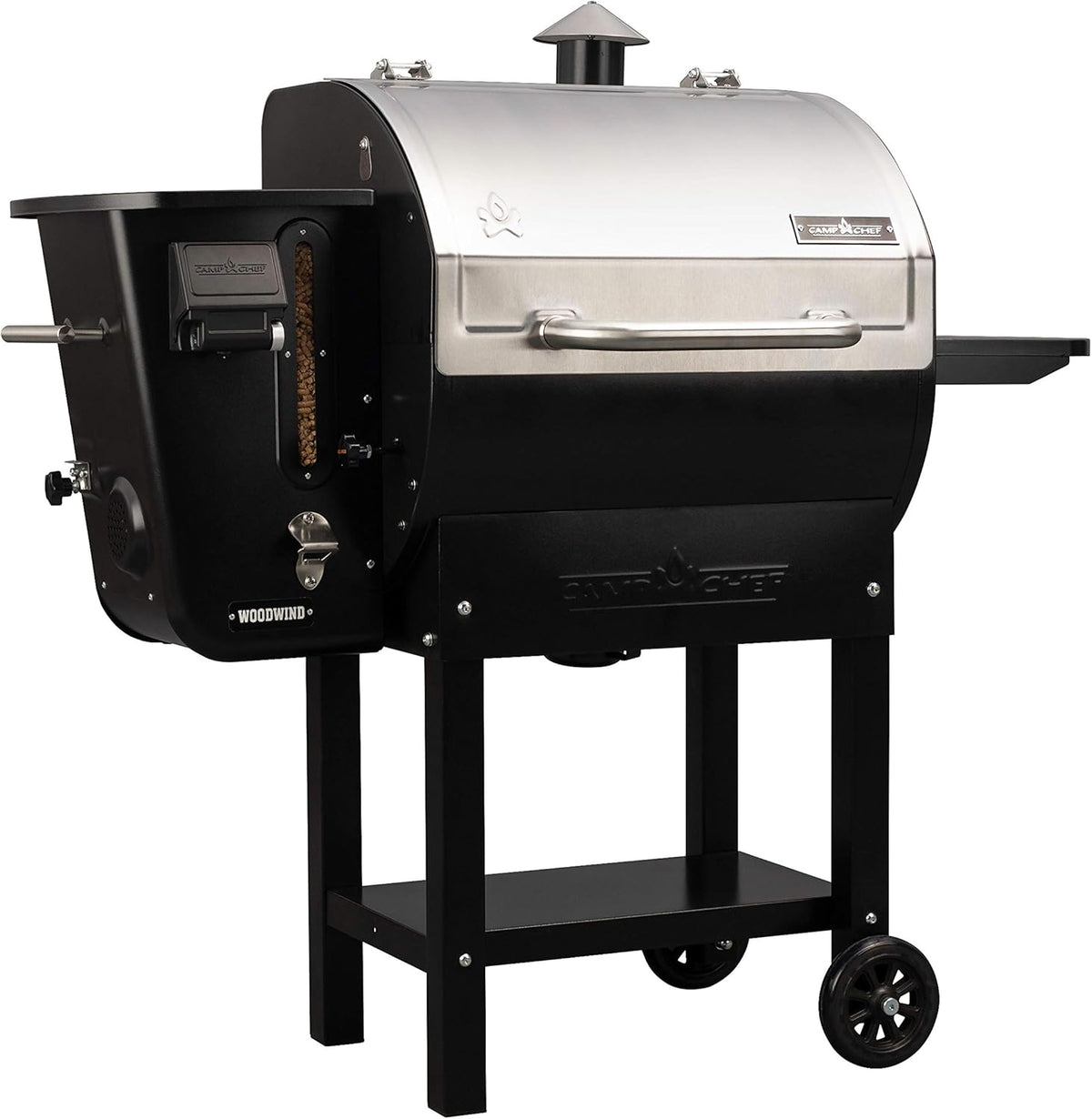 24 in. WIFI Woodwind Pellet Grill & Smoker, Stainless Steel, 811 sq in Cooking Surface R85347