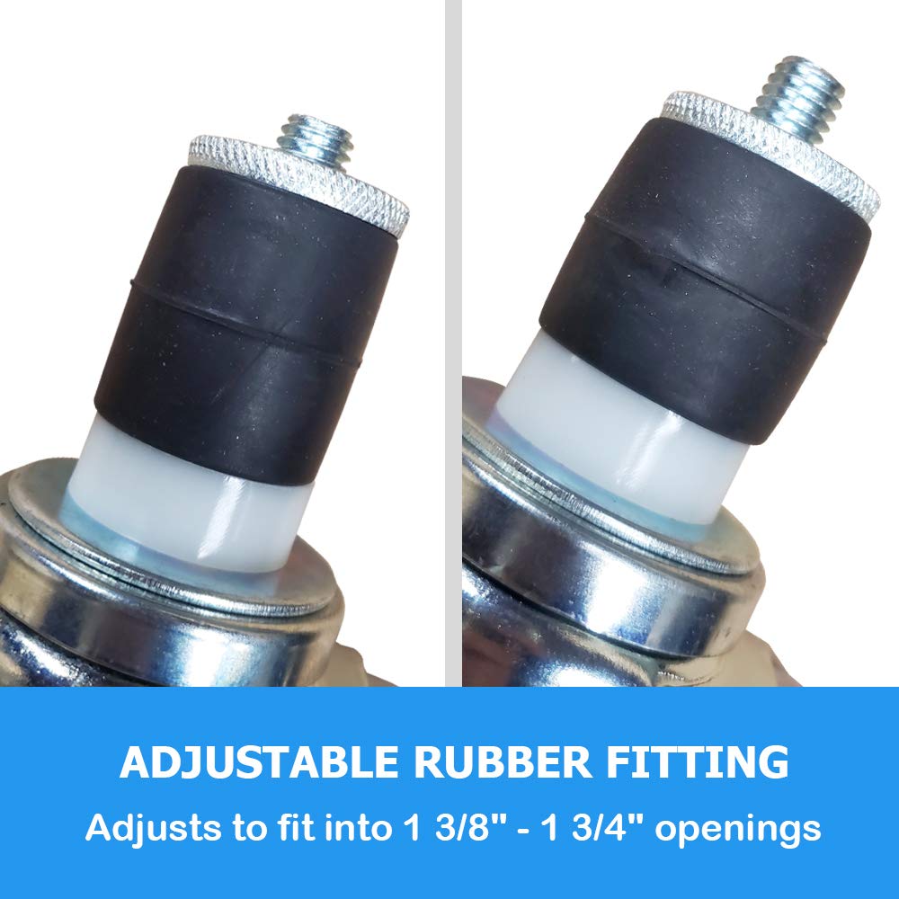 Set of 4 Expanding Stem Casters with and Without Brakes K418
