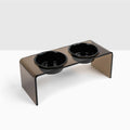 Acrylic Double Bowl Elevated Pet Feeder L234623