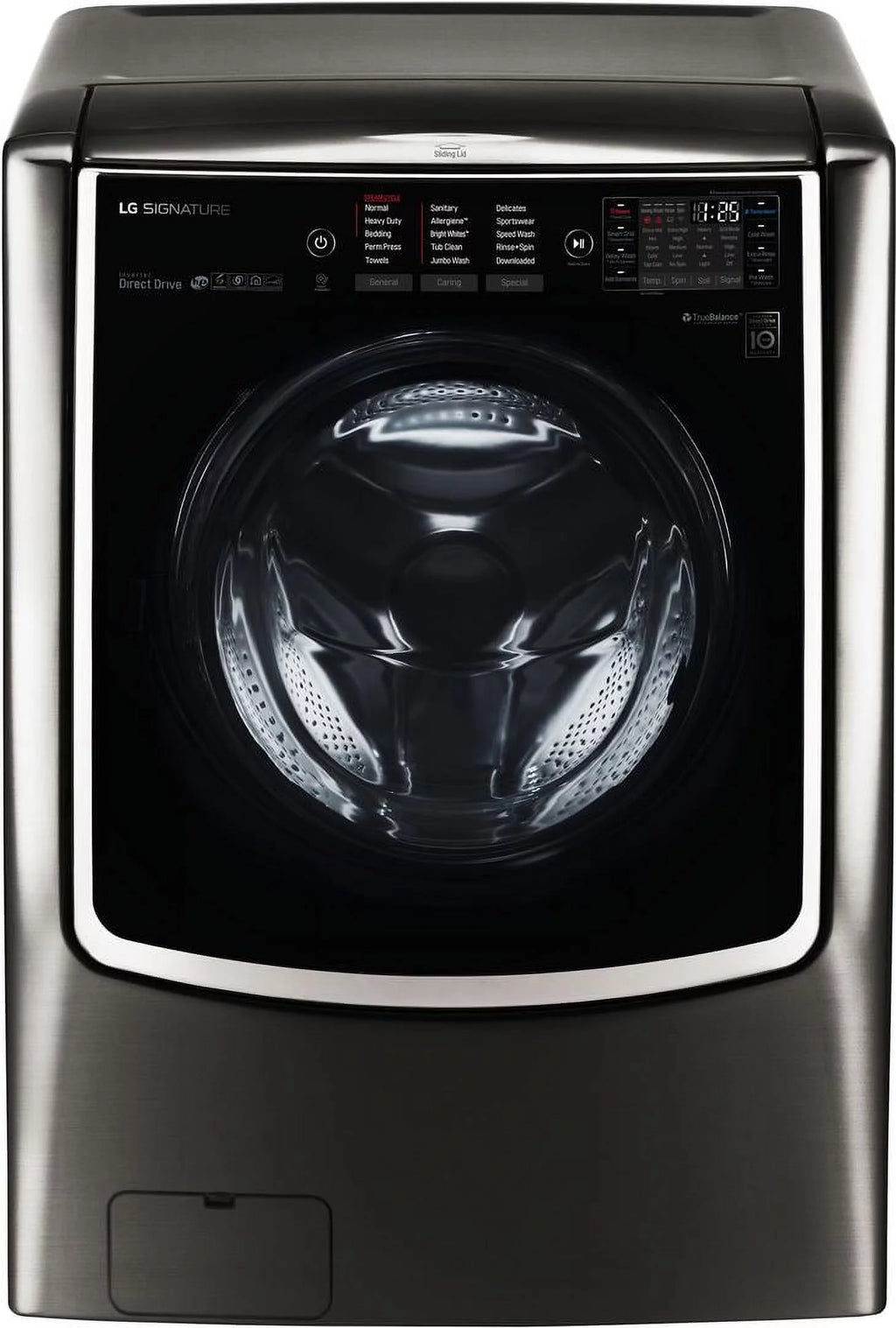 5.8 Cu. Ft. Black Stainless Front Load Washer C2307