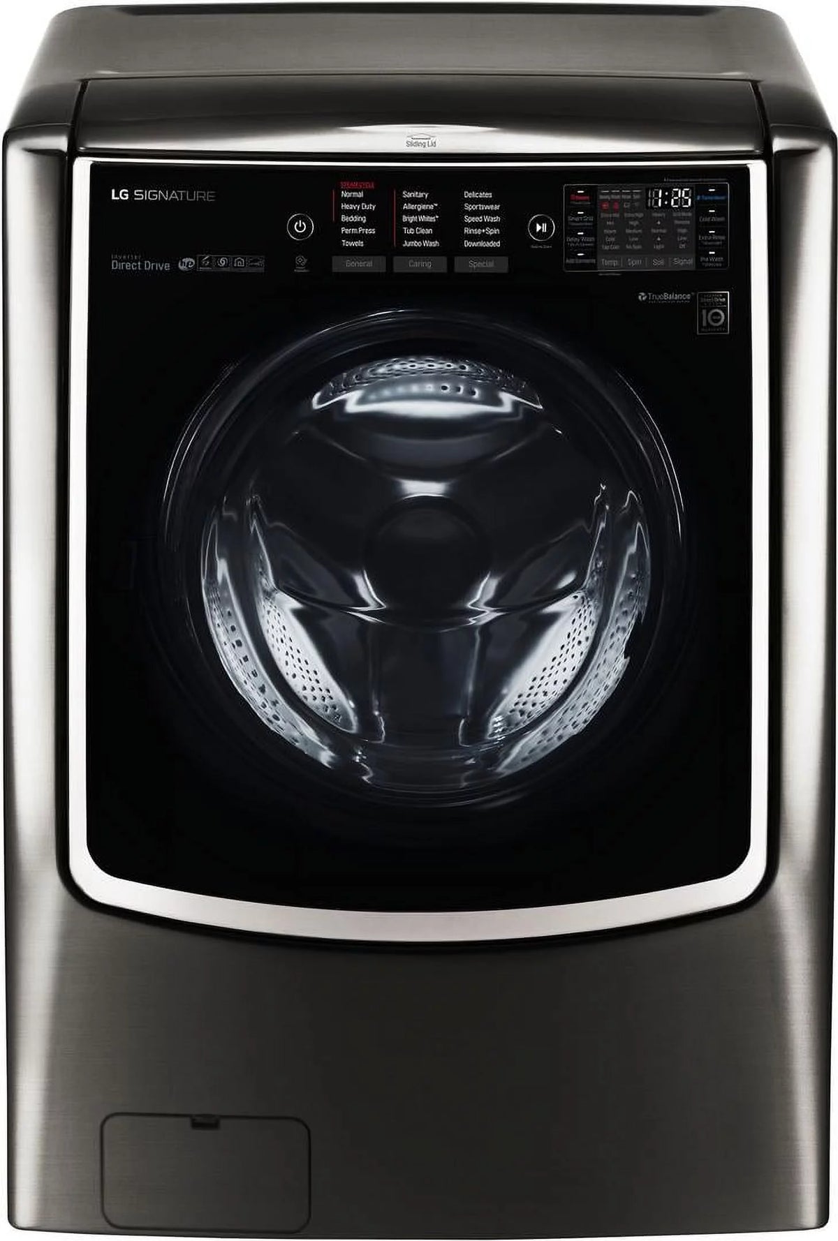 5.8 Cu. Ft. Black Stainless Front Load Washer C2307