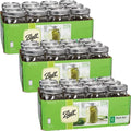 Wide Mouth Quart (32 oz) Jars with Lids and Bands (3 Pack of 12) C780133