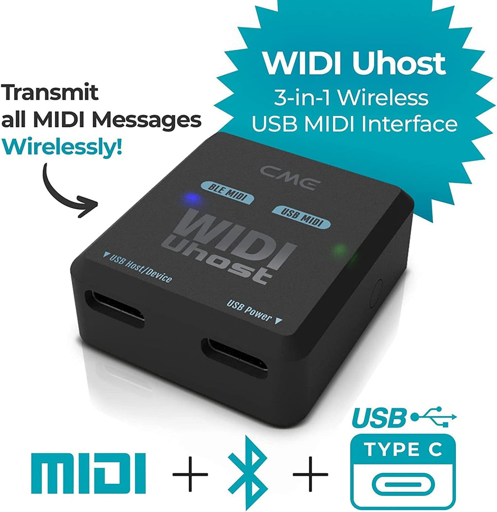 Bluetooth MIDI Adapter for 5-PIN DIN MIDI, Pack of 2 J294162