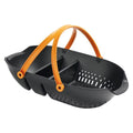 Black Durable Plastic Garden Harvest Basket I259456