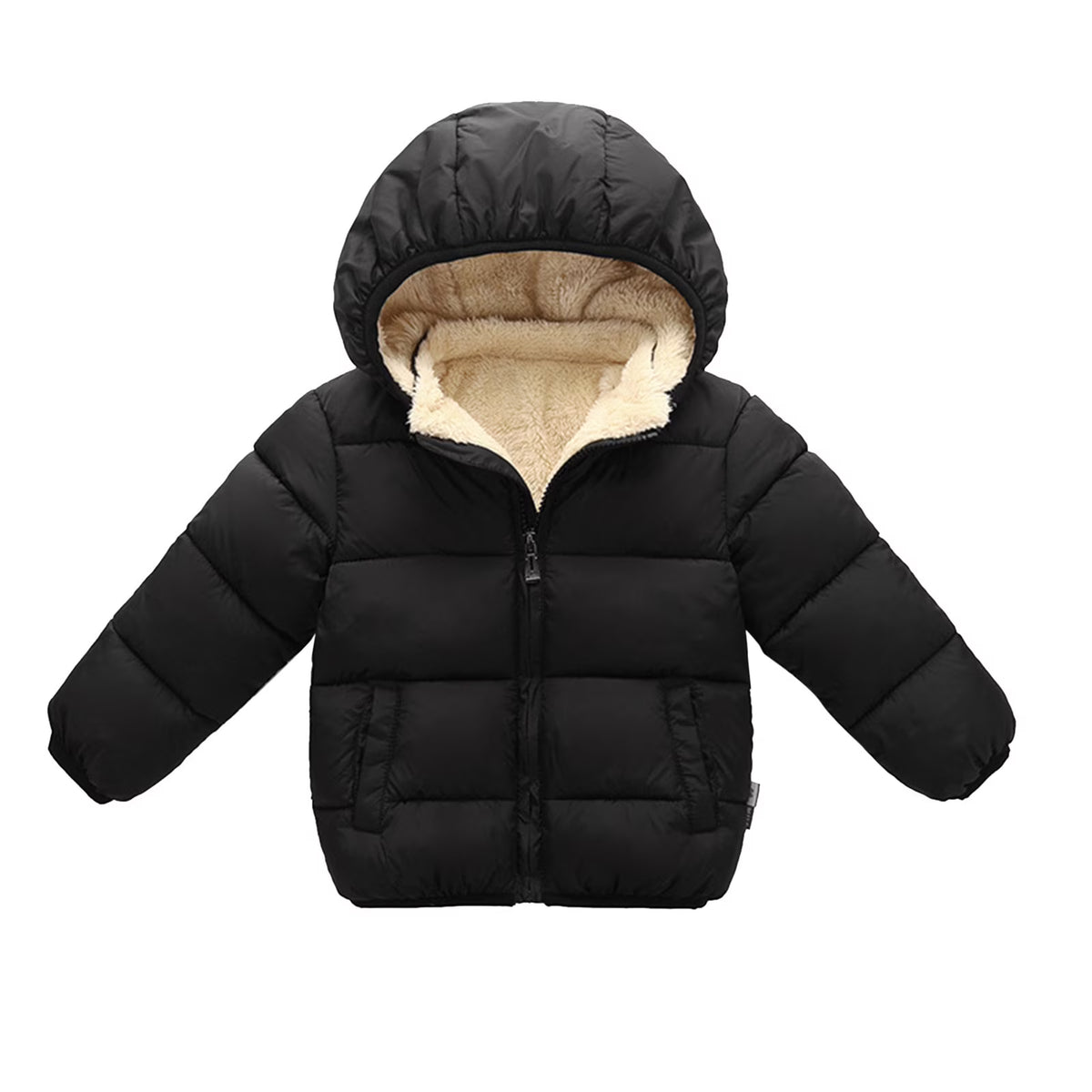 Solid Winter Hooded Jacket J1419