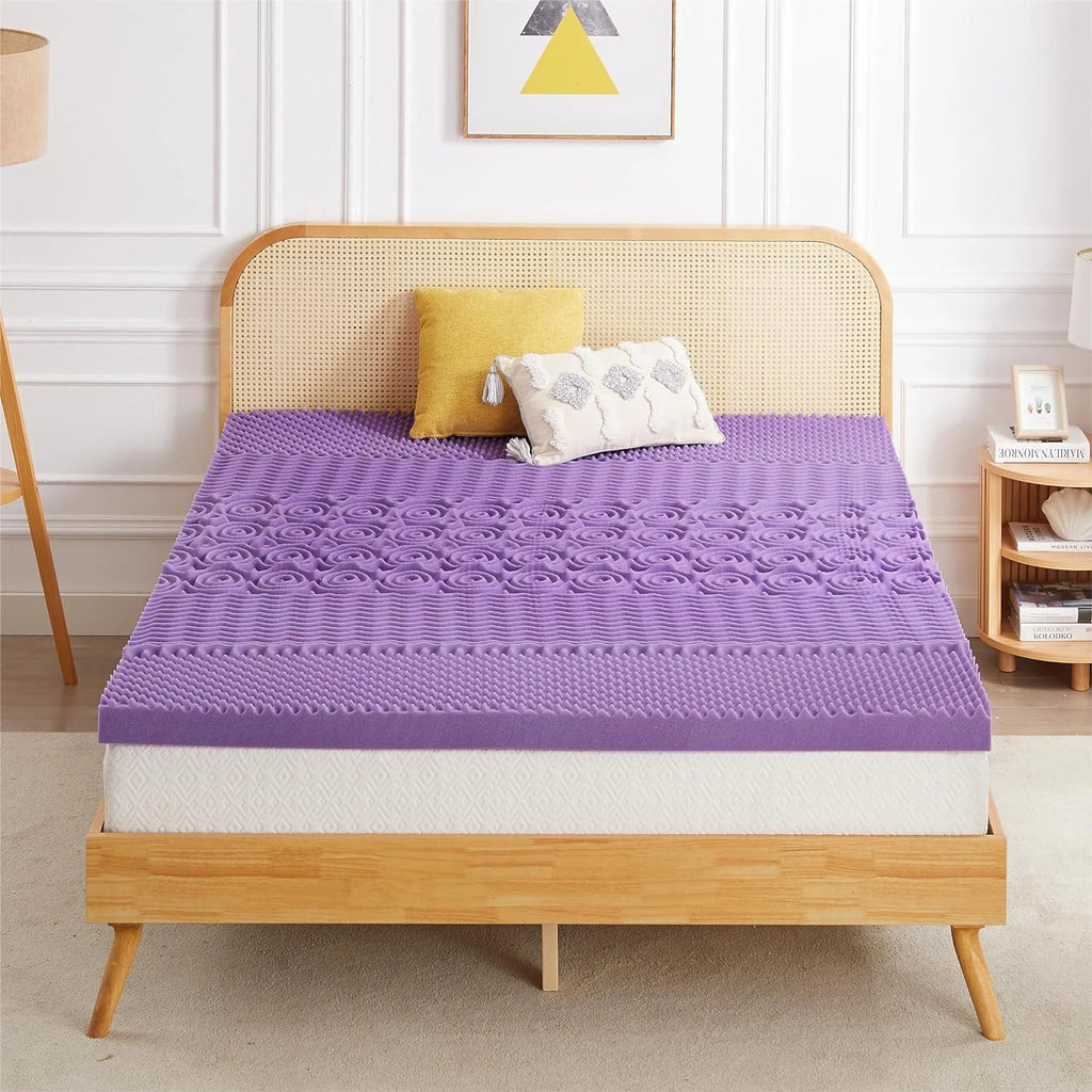 3 inch Full Size Memory Foam Mattress Topper W69879