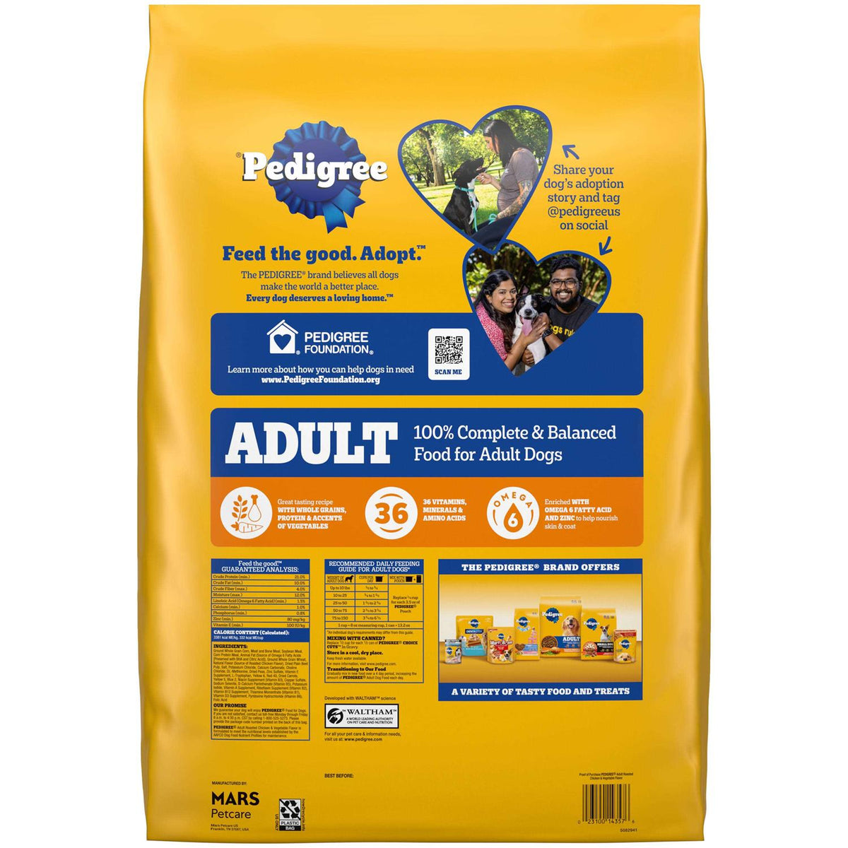 Adult Complete Nutrition Dry Dog Food Y48946