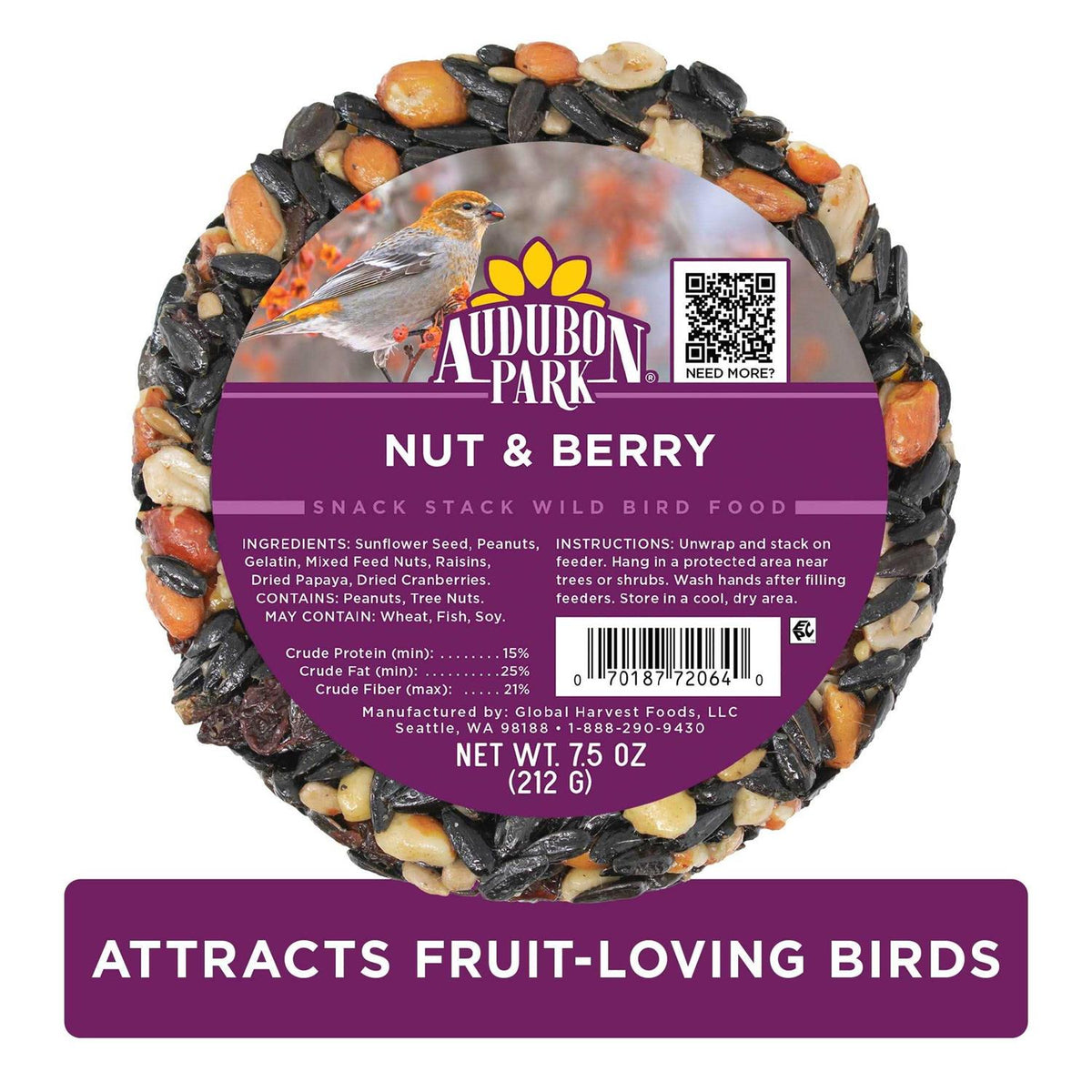 Nut & Berry Snack Stack Wild Bird Food C81658