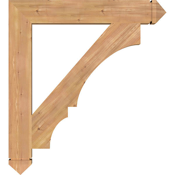 Western Red Cedar Smooth Bracket S6998