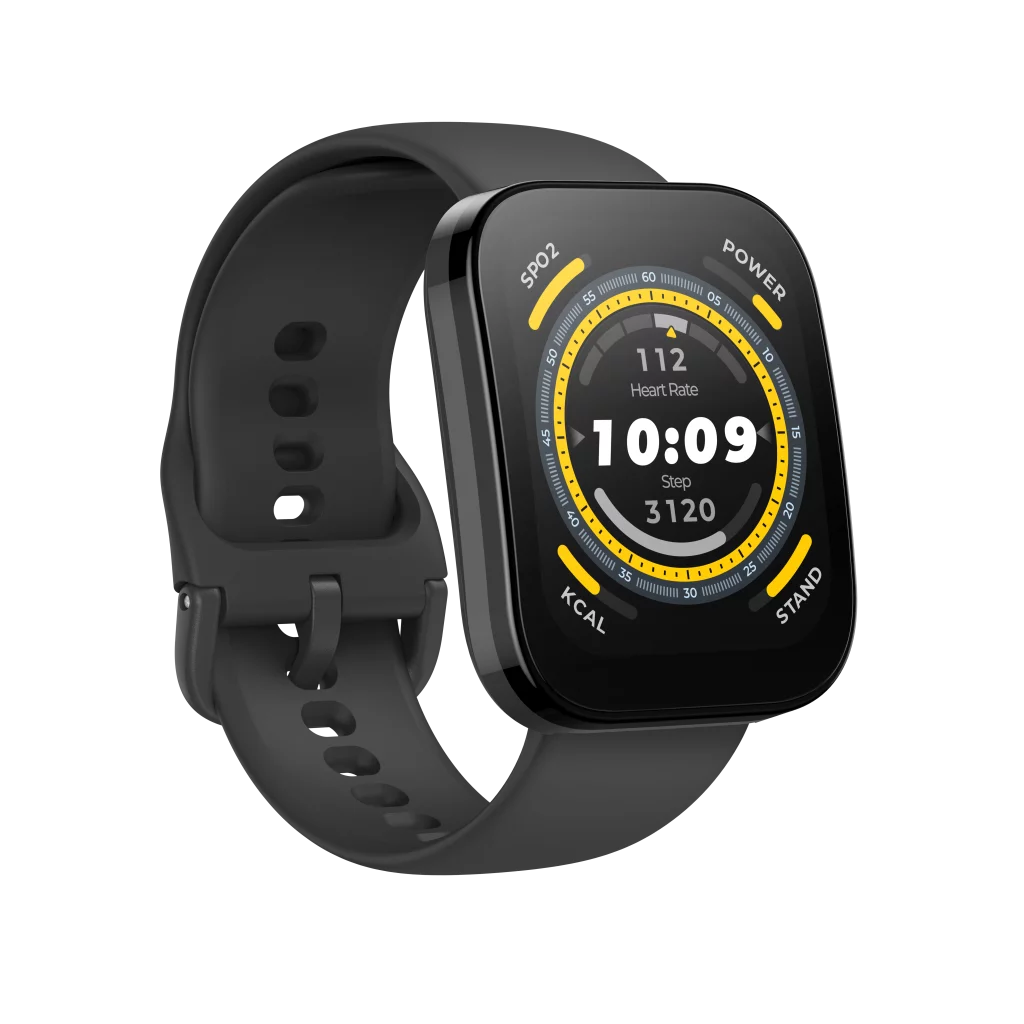 Soft Black Smart Watch with Ultra Large Screen & Bluetooth Calling P484
