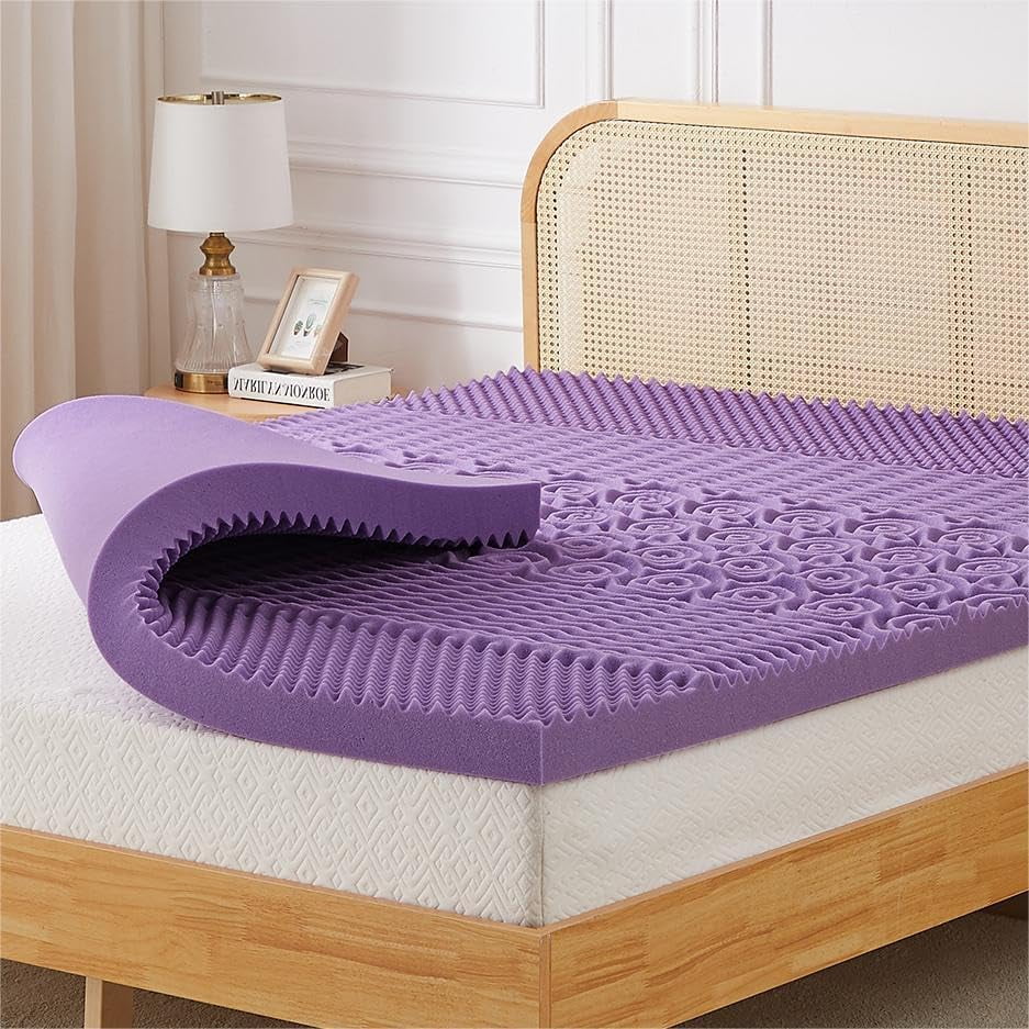 3 inch Full Size Memory Foam Mattress Topper W69879