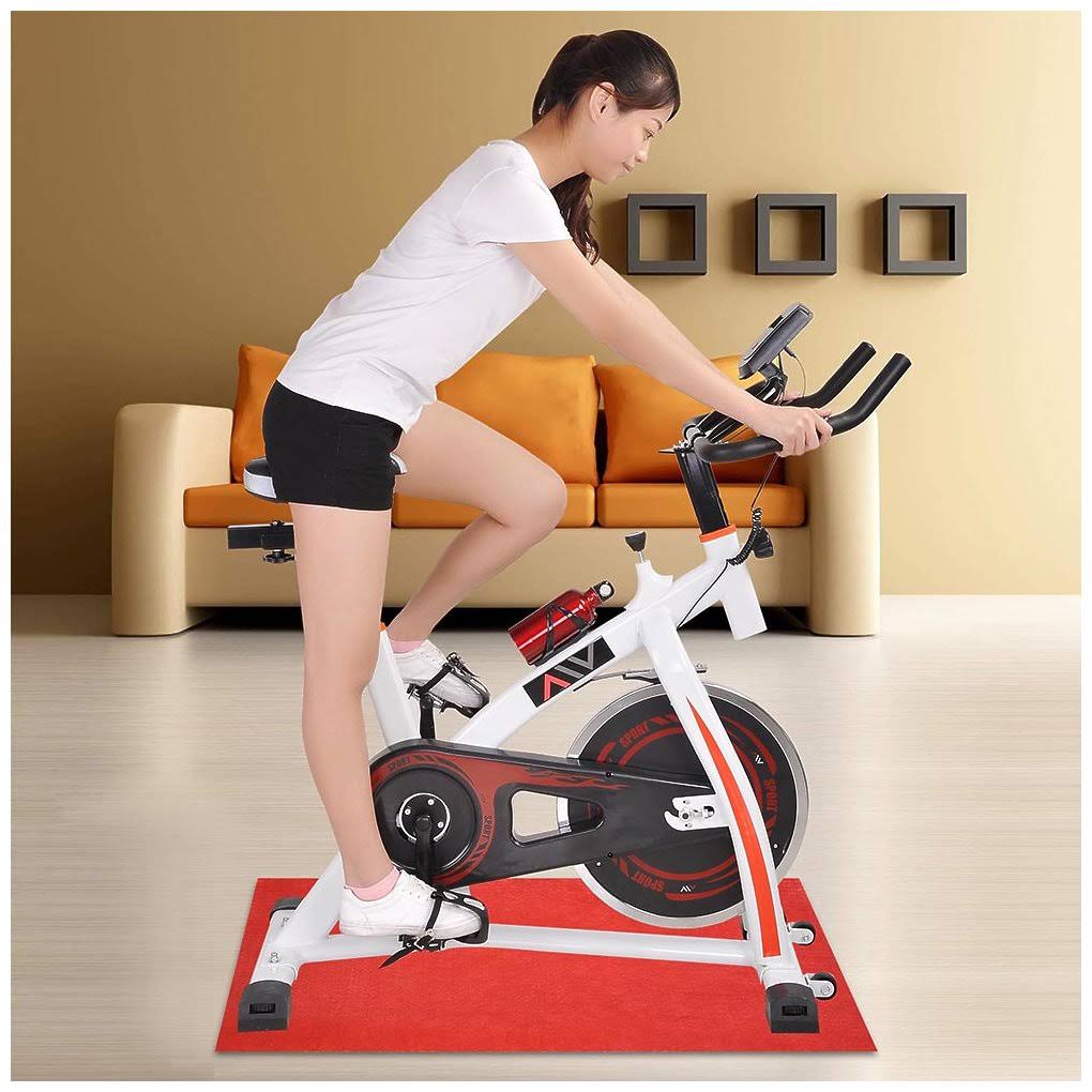 White Indoor Exercise Bike S4216