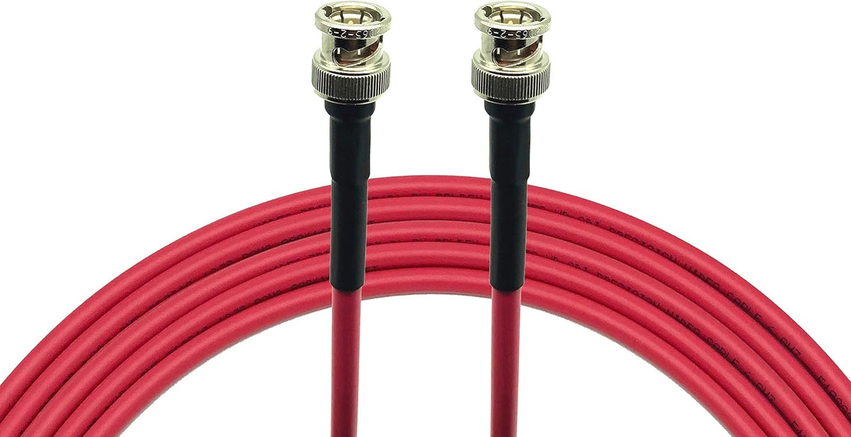 150ft Mini RG59 HD SDI BNC Cable - Red R3031