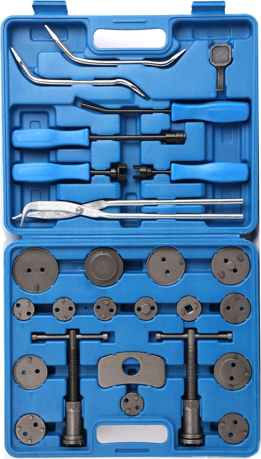 18pc Brake Caliper Tool Set & 8 Pc Drum Brake Tool Kit Y18790