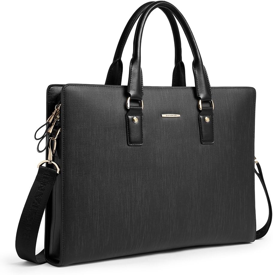 Leather Laptop Briefcase Shoulder Bag B18292