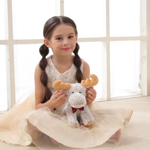 Gray Moose Plush Stuffed Animal H313