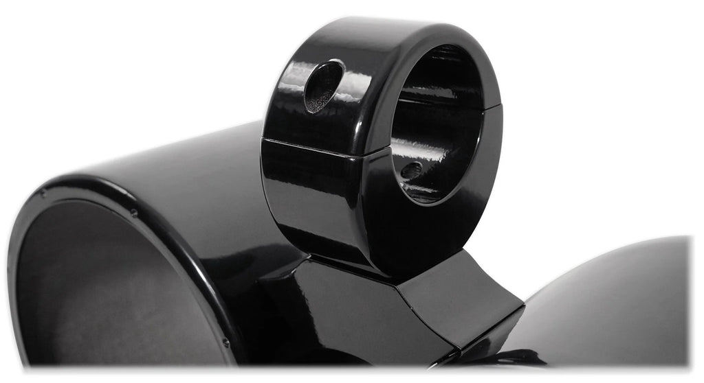 Dual 7.7" Black Aluminum Wakeboard Tower Speaker Enclosure D982