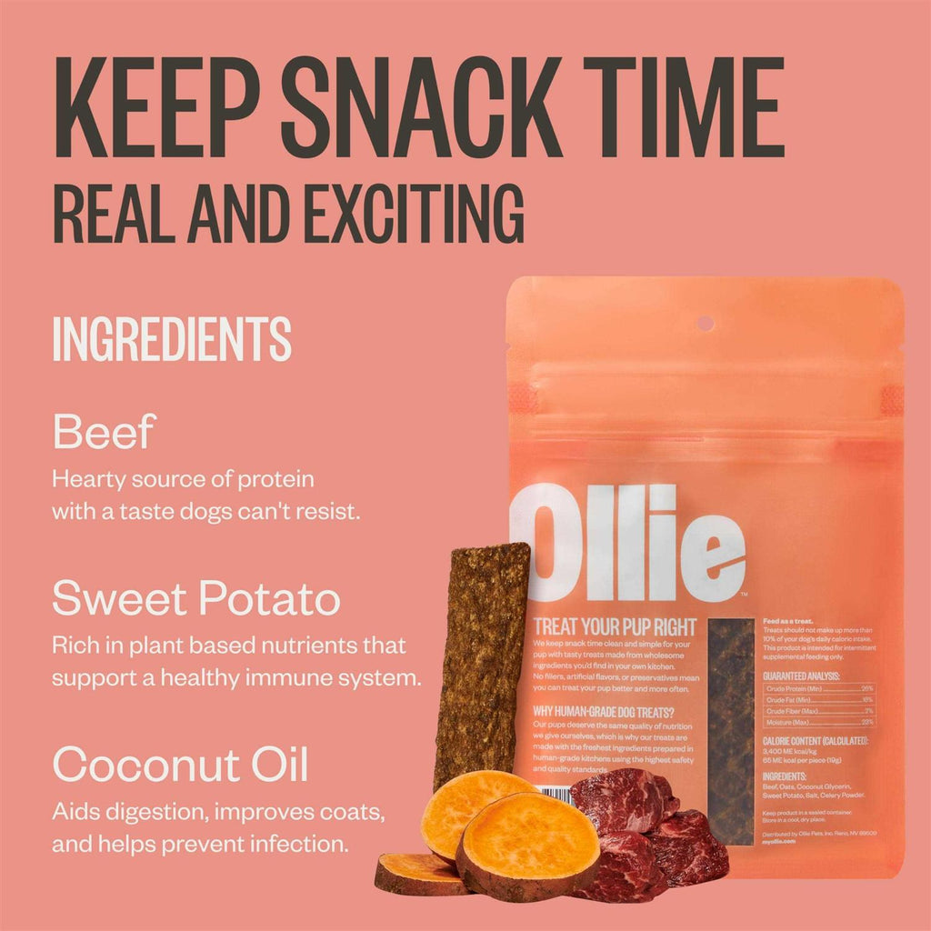 Beef and Sweet Potato Dog Jerky Treats N241414