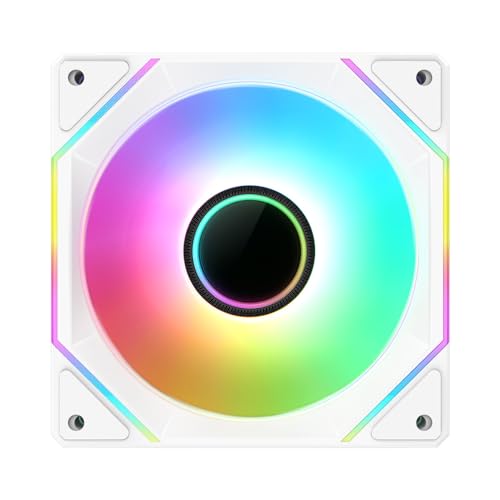 Black 3 Pack 120mm RGB PC Fans S2154