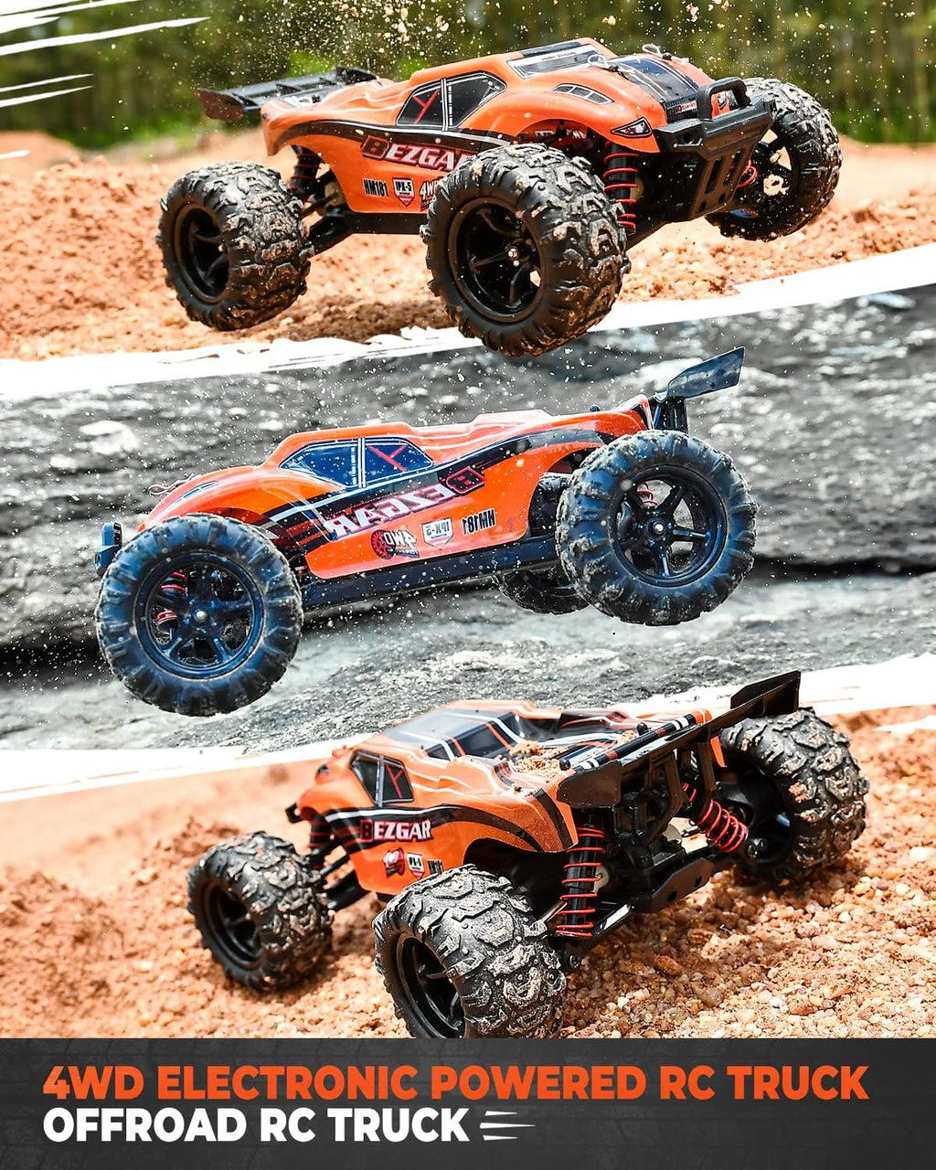 1:18 Scale 4WD Remote Control Monster Truck P20360