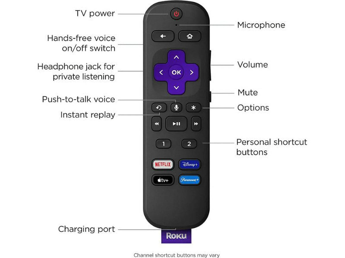 Black 4K+ Streaming Stick with Voice Remote G92066