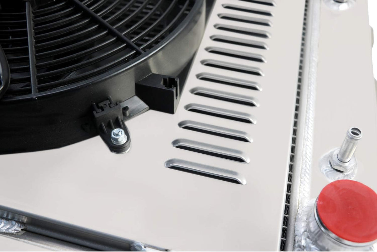 4 Row Core Radiator with Fan Shroud and Relay Kit J128