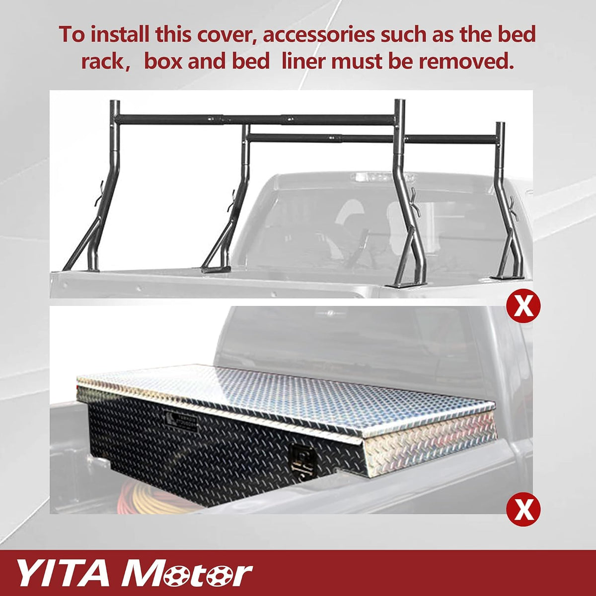 Soft Tri-Fold Truck Bed Tonneau Cover Y46049