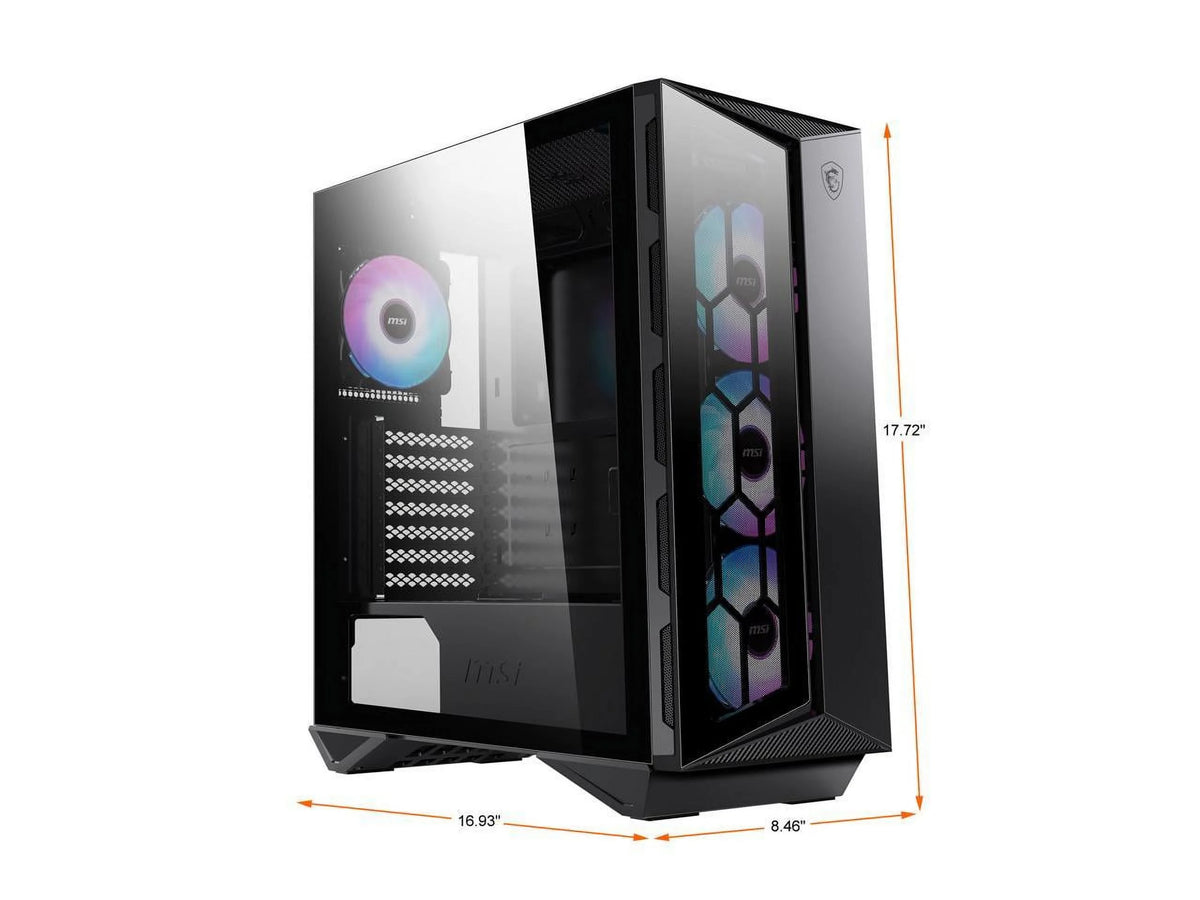 Micro Tower Tempered Glass Gaming Computer Case J4880