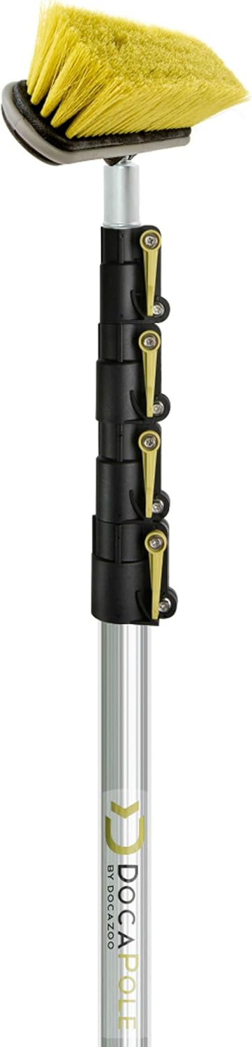 11 Inch Medium Bristle Deck Brush with Telescoping Pole P49583