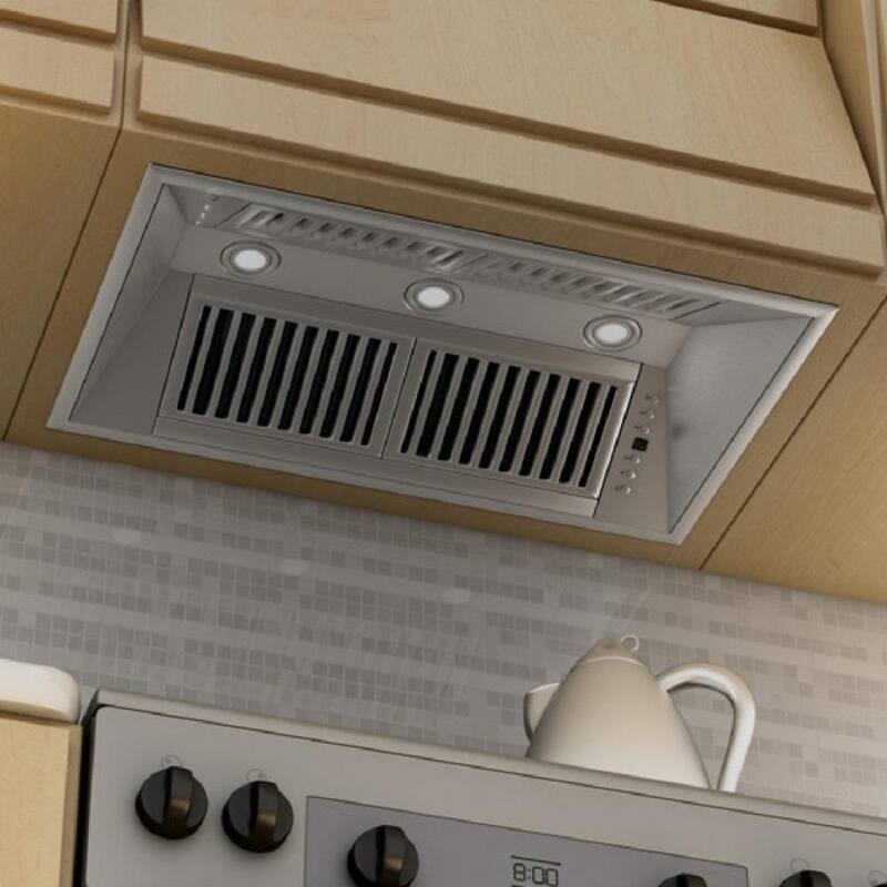 46 in. 700 CFM Stainless Steel Range Hood Insert L2738