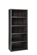 Black Walnut 5-Shelf Bookcase Y44224