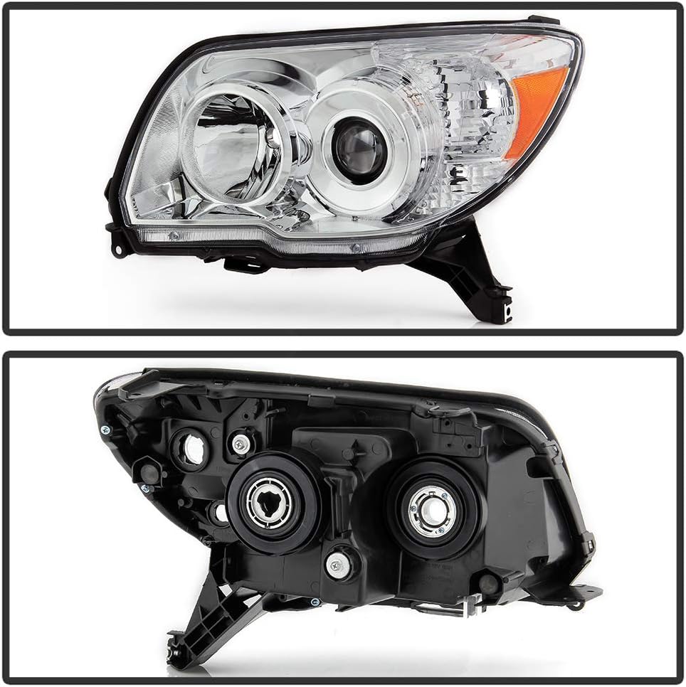 Chrome Housing Projector Headlights Set X649