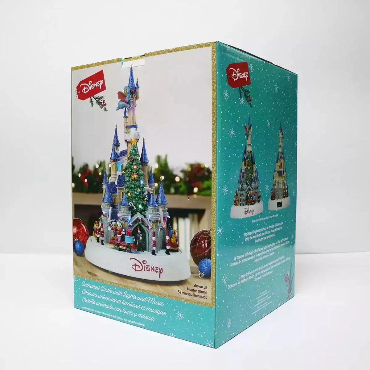 Disney Animated Christmas Castle Parade with LED Lights & Sounds J73825