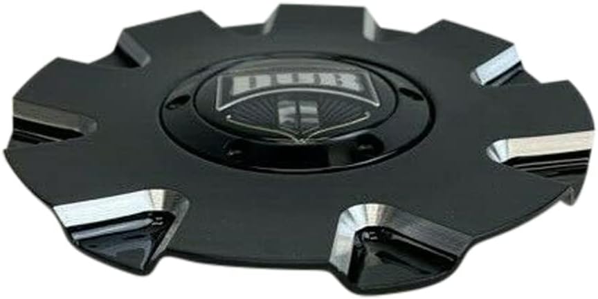 Gloss Black and Milled Wheel Center Cap with Screws F144379