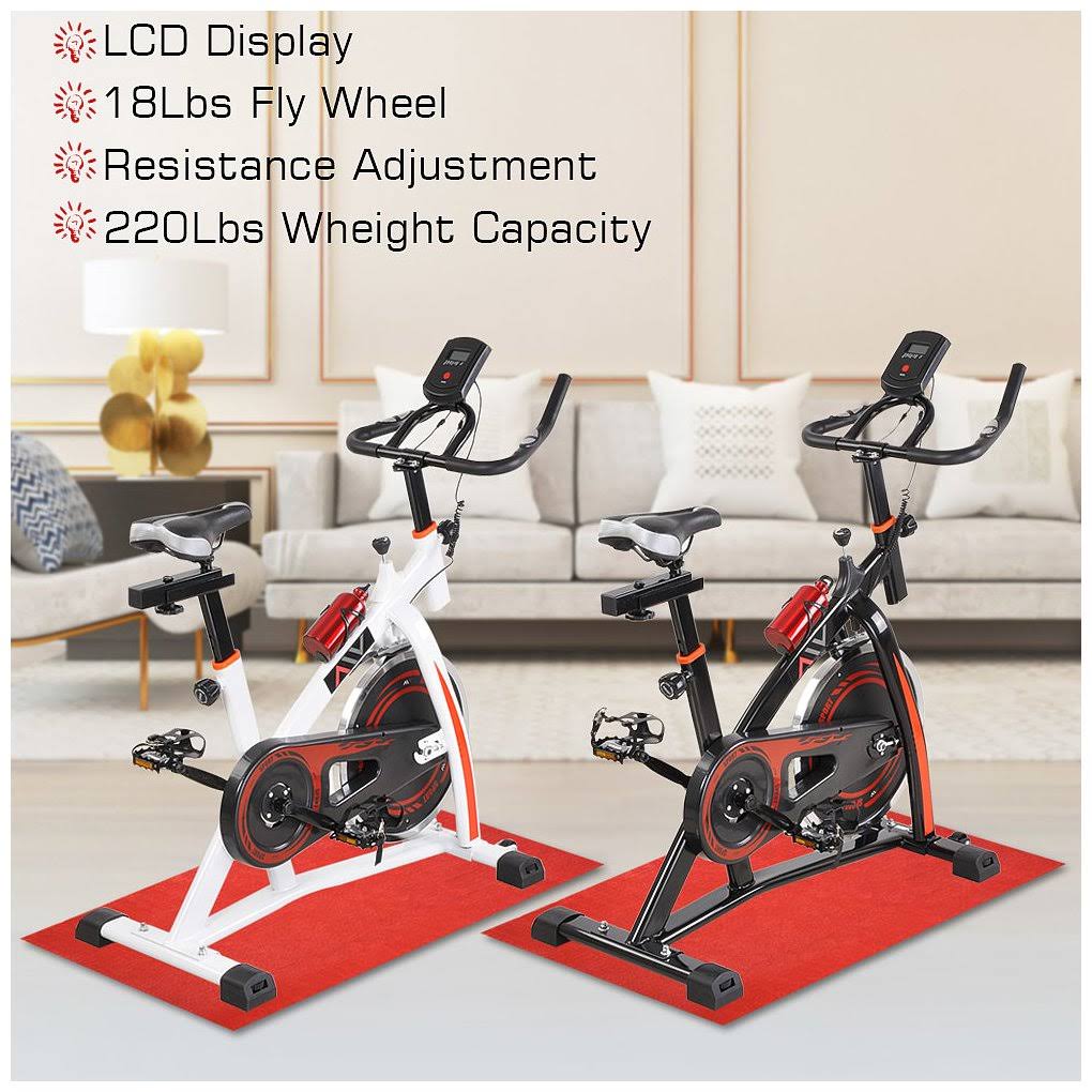 White Indoor Exercise Bike S4216
