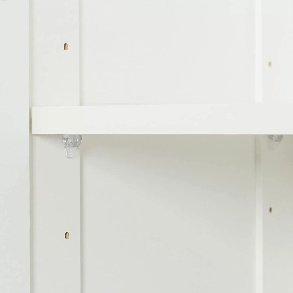 71" H Wood Storage Cabinet with 3 Adjustable Shelves D904