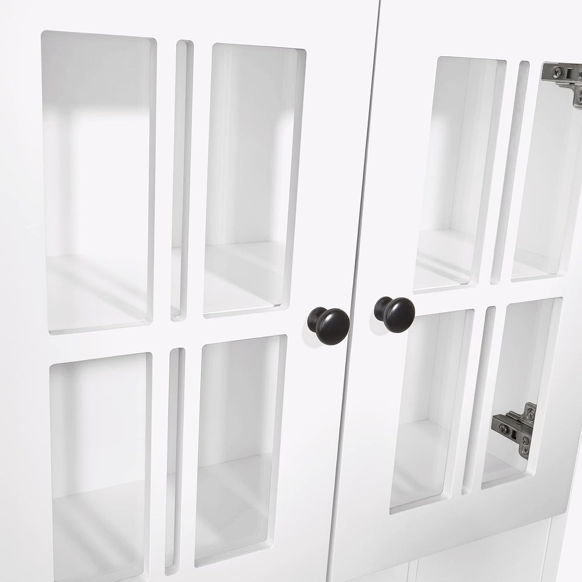 White Two Door Wall Cabinet I7556