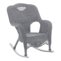 Patio Rocker Resin Wicker Aluminum Q373836