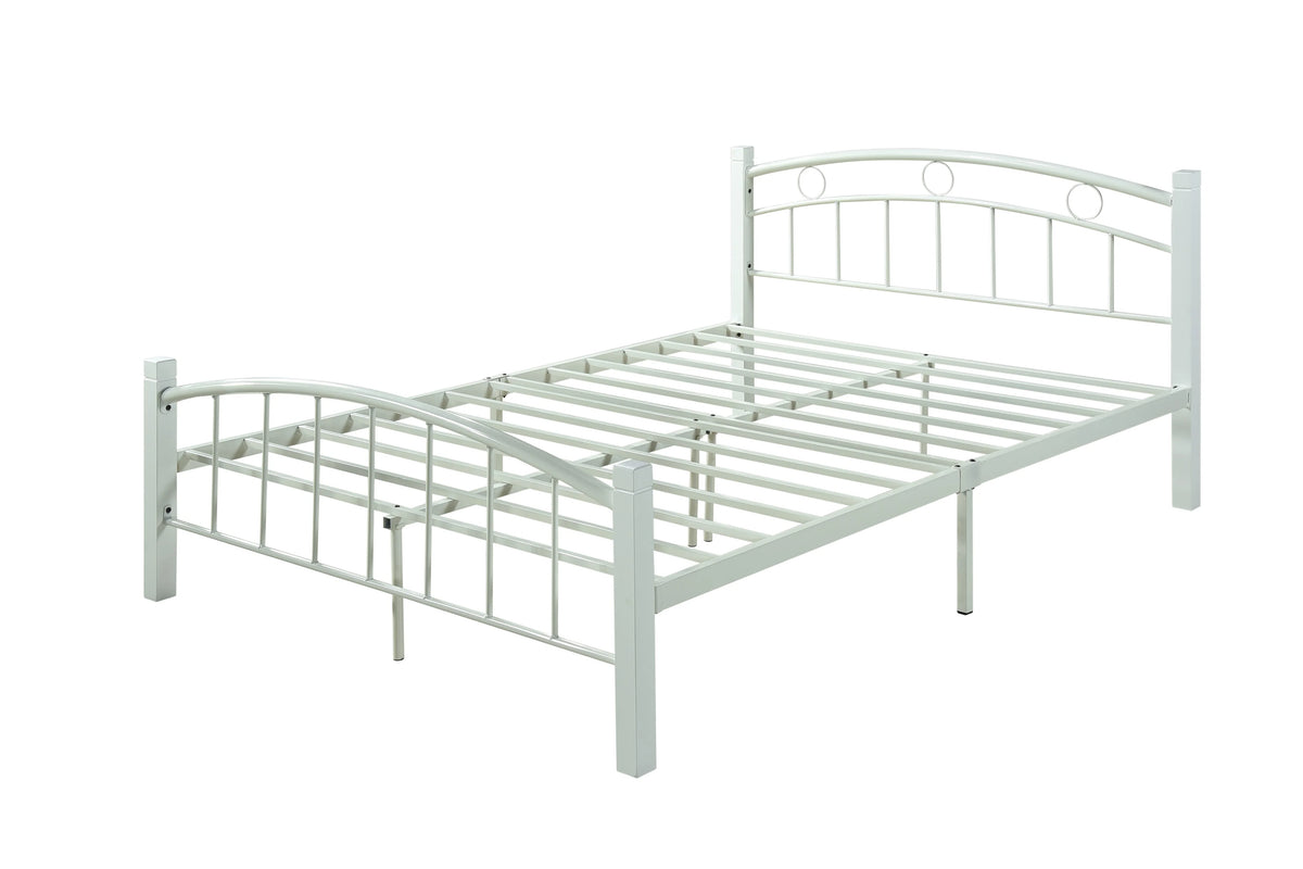 Metal Platform Bed with Headboard and Footboard Full Size P41417