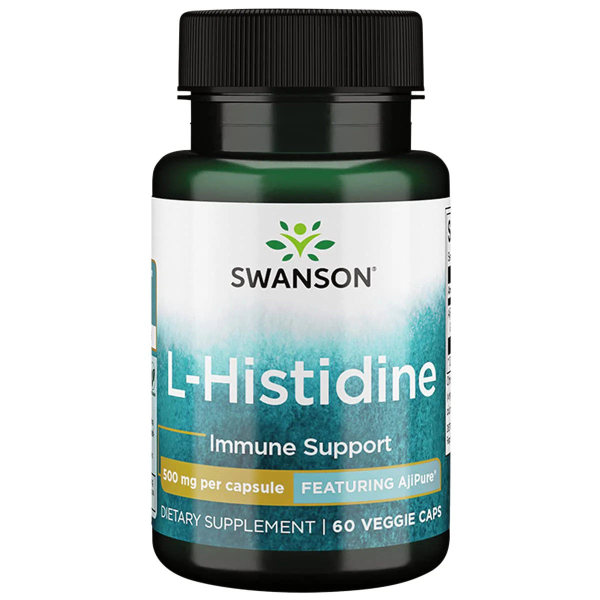 L-Histidine 500 Milligrams 60 Veg Capsules C3708