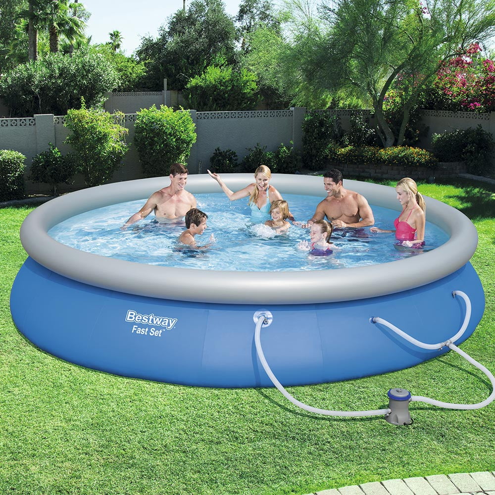 Round Above Ground Pool Set 15 ft x 33 in M834