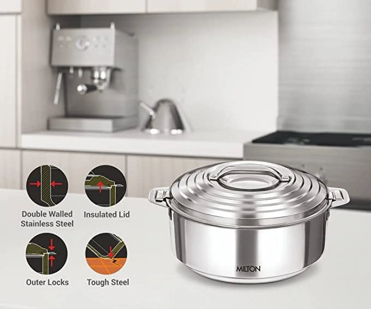 Insulated Stainless Steel Casserole 84 oz L223