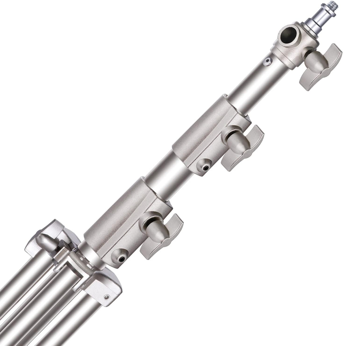 Stainless Steel Light Stand 102 inches Heavy Duty with Universal Adapter X317