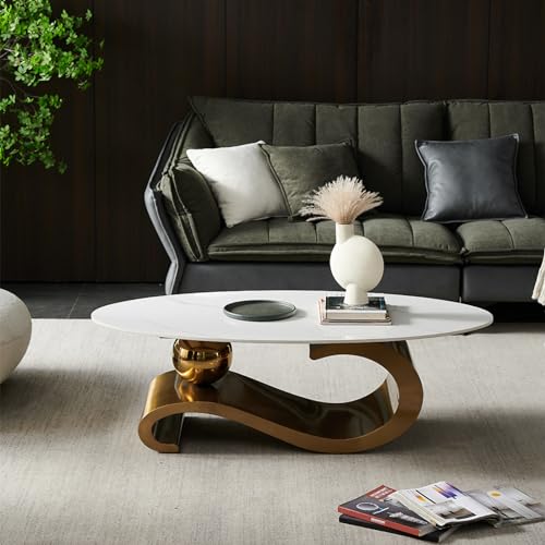Gold Marble Top Coffee Table P147463