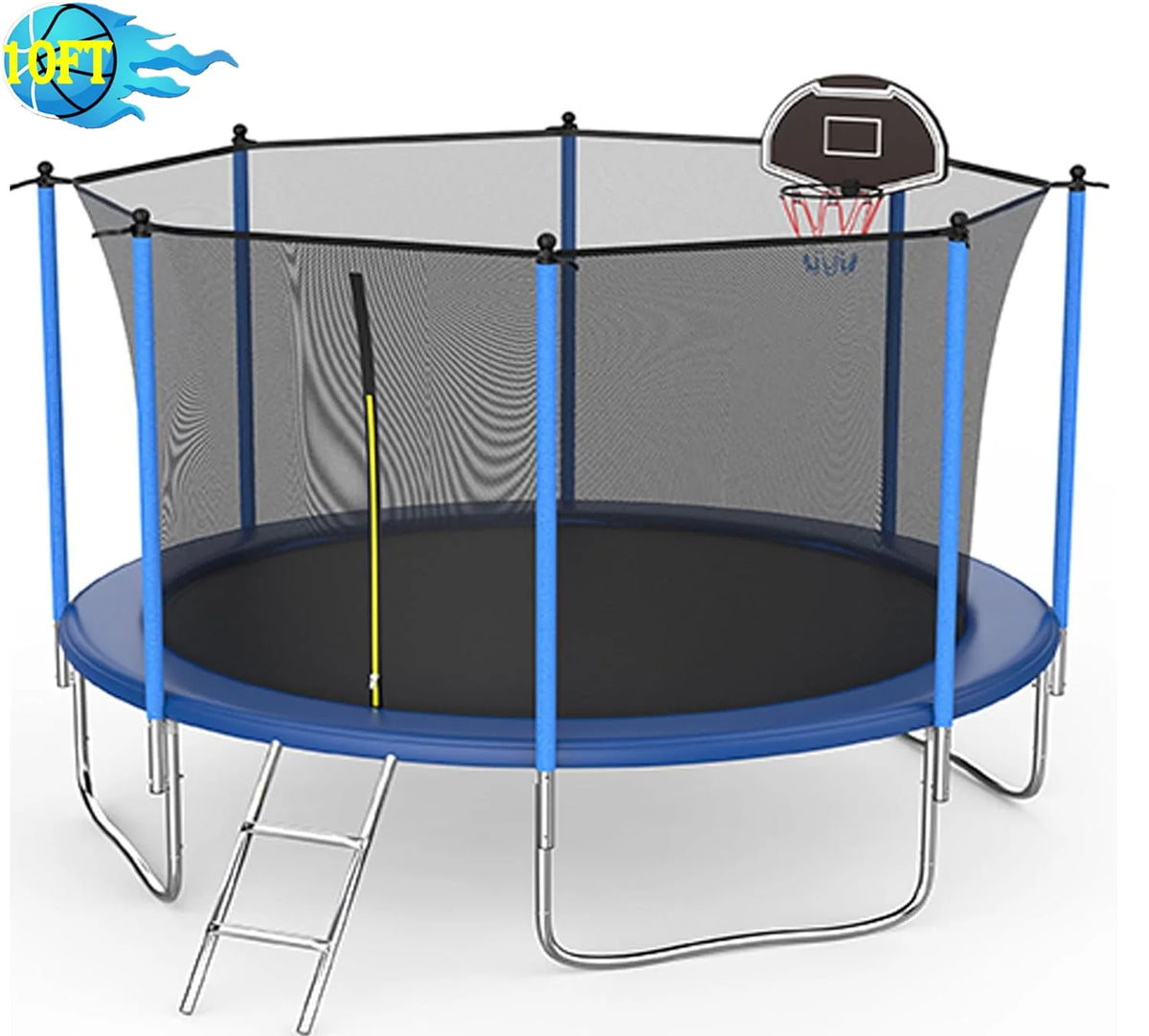 12FT Round Trampoline with Enclosure U197