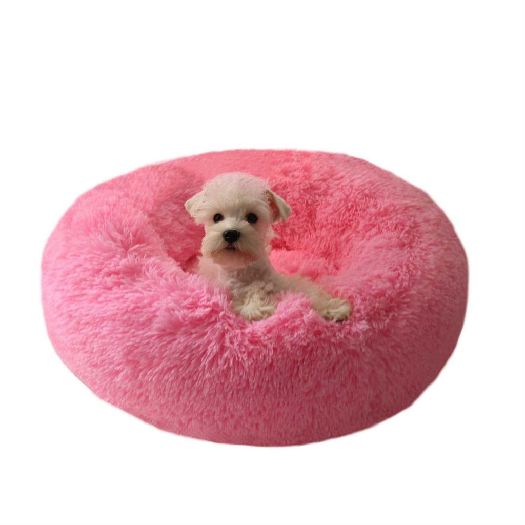 Soft Plush Round Pet Bed Q594