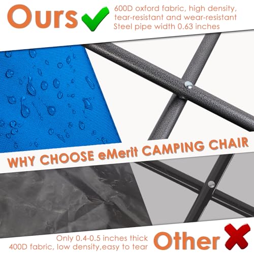 Oversized 2 Person Folding Camping Chair with Padded Seats O328110