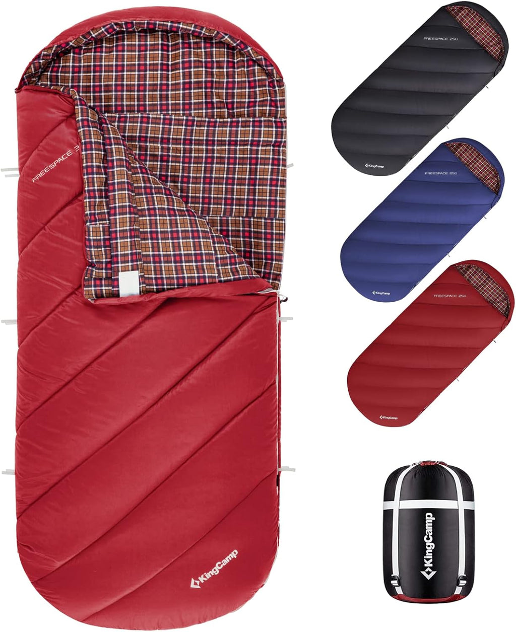 100% Cotton Flannel XL Sleeping Bag T654404