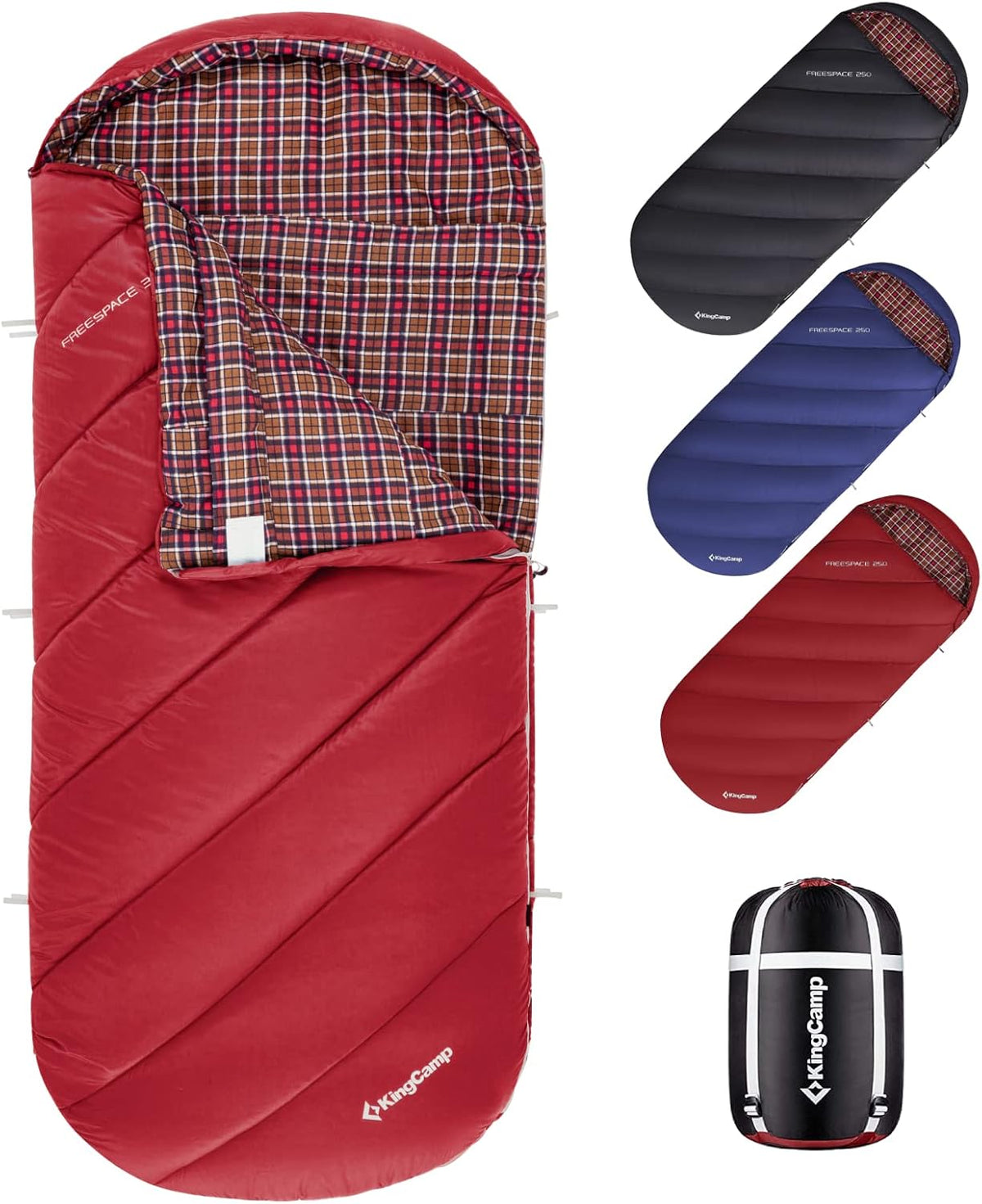 100% Cotton Flannel XL Sleeping Bag T654404